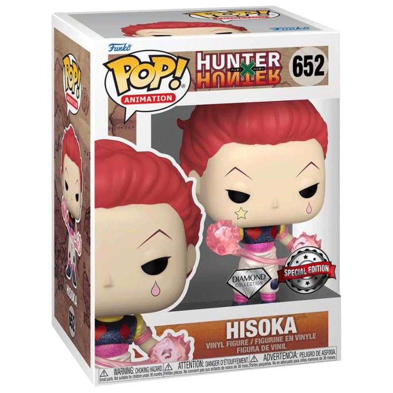 Hunter x hunter Hisoka Funko Pop (DGLT) EXM 652 - immagine 2